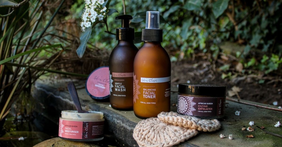 Natural Skincare products from the Skin Clays African Queen facial range